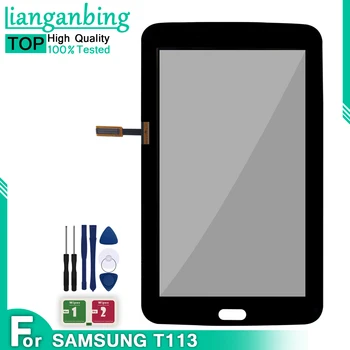 Нов Сензорен Екран За Samsung Galaxy Tab 3 SM-T113 T113 Предния Сензорен Екран Дигитайзер Сензорни Стъклени Детайли