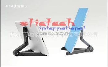 dhl или ems 500 бр., въртящи се на 360 градуса сгъваема стойка за таблет PC, сгъваема поставка за iPad Air Mini1234 за Samsung