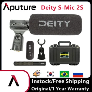 Deity S-Mic 2S с суперкардиоидной чувствителност, насочен микрофон-пушка, нисък шум кондензаторен микрофон за професионална камери