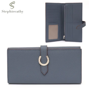 Модерен женски двойна портфейл от естествена кожа 2023, преносим чантата си, функционален чантата за всеки ден, чанта за пари, държач за карти