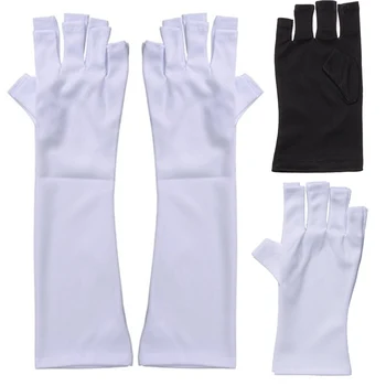 2 елемента UV ръкавици за нокти, защитни ръкавици за led лампи, които предпазват ръцете от радиация, от UV/Led лампа, Сешоар за маникюр, Инструменти за дизайн на ноктите