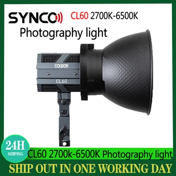 SYNCO COLBOR CL60 CL60R CL60M COB Light два цвята Лампа 2700K-6500K За Снимки на Живо в фото студио