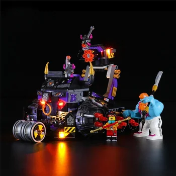 Комплект USB-осветление за LEGO 80007 Monkie Kid Желязо Бул Tank Building-не включва модела Lego
