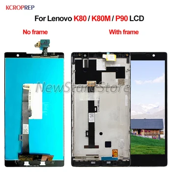 За Lenovo K80 K80M P90 LCD сензорен дисплей, Дигитайзер, В Събирането, Резервни Части За Lenovo P90 K80M K80 lcd, 100% Тествана