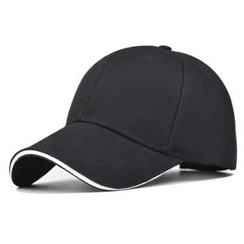 Летни Дамски мъжки памучен бейзболна шапка от цели памук, с регулируема облегалка, солнцезащитная шапка, спортна бейзболна шапка в стил хип-хоп, Casquette