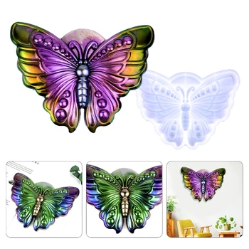 Форма за окачване под формата на насипни пеперуда, направи си сам, стенни висулка във формата на пеперуда, за украса на работния плот, форми от епоксидна смола, силиконова форма