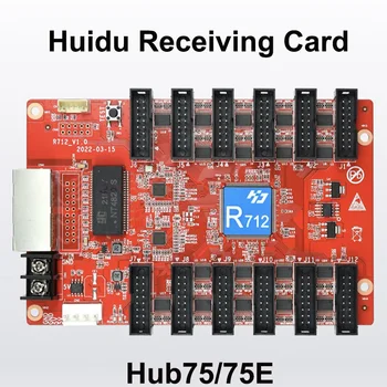 Huidu Пълноцветен Приемна карта HUB75E HD R712/R708/R716R732 Асинхронен USB/wi-fi/4G Led Контролер Led панел на дисплея