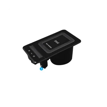 За Audi A6/7 2019-2022 Авто USB конзола конзола Безжично зарядно устройство