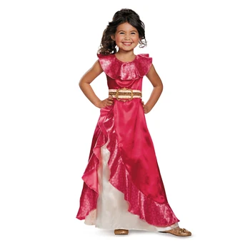 Класически костюм на принцеса Елена за момичета, детски рокля Avalor Elena, детско бална рокля без ръкави на Хелоуин