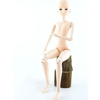 Продажба на едро на 21 Подвижната Шарнирная мъжка кукла BJD Играчки с 3D очи 60 см Гола Глава Тяло Кукли Bjd Играчка за момичета Коледен подарък