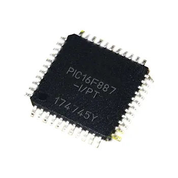 10 БР. PIC16F887-I/PT TQFP-44 16F887, 8-битови микроконтролери CMOS базиран на флаш памет