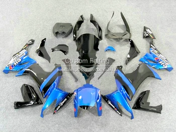 За Kawasaki Ninja ZX10R 08 09 10 Син кит обтекателей 100% идеални потребителски обтекатели + 7 подаръци Moto № 043