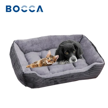 Легло Bocca за кучета, Котки, квадратен плюшено диван за детска градина, Малки, големи Кучета, Куче, Коте, Нескользящая възглавница за сън, за да проверите за домашни любимци, Аксесоари