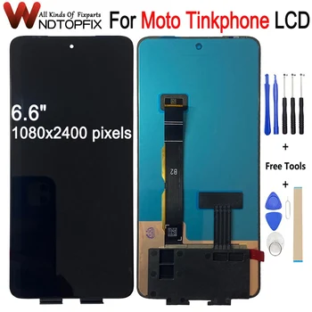 6,6 инч(и) За Motorola Moto Tinkphone LCD дисплей с сензорен екран Digiziter в Събирането на Замяна За Мото Tinkphone LCD екран