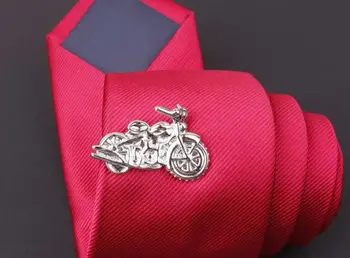 10 бр./лот, творчески мотоциклетни скоби за вратовръзка, закопчалки за вратовръзка, на жени за врата, мъжки бижута, Подаръци баща и съпруг на едро