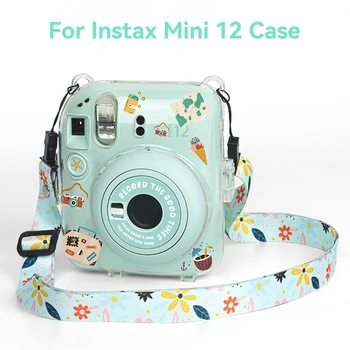Калъф За Фотоапарат Fujifilm Instax Mini 12, Чанта за Пътуване, Мек Силиконов Защитен Калъф, Чанта За Съхранение и пренасяне на Фотоапарата миг печат