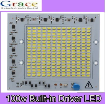 100 W 5630 led лампи бяло осветление 220 vac IC интелигентен вграден драйвер