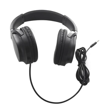 Китара, усилвател, аудиомикшер, носи етикет за услугата слушалки, Прибиращи Сгъваем кабел стерео слушалки