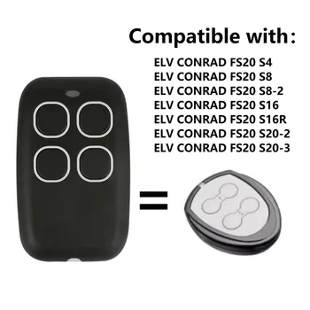 ELV CONRAD 868.35 Mhz 100% Съвместима модел FS20 S4 Открыватель гаражни врати Копирна машина достъп Ключ Предавател ключодържател