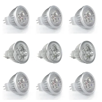 10X Професионална търговия на едро с високо качество на 9 W И 12 W 15 W DC12V MR16 LED смяна на халогенна лампа за прожектор супер ярки led лампа