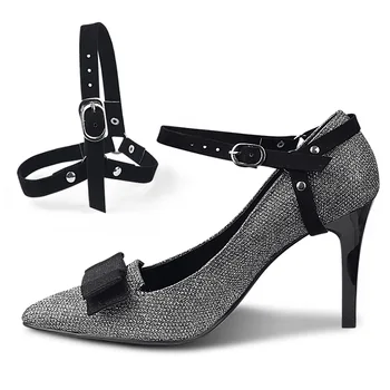 Нов триъгълен шнур за обувки със защита от падане на висок ток, Регулируеми невидими против износване на връзки за обувки-без вратовръзка, Аксесоари за обувки