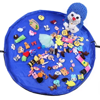 Многофункционална чанта за съхранение на детски играчки с голям размер, водоустойчива чанта за съхранение на строителни блокове за играчки, комплект преносими пътни постелки за къмпинг