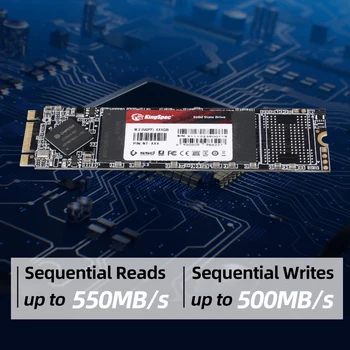 KingSpec M2 SSD NGFF SATA SSD 120 GB И 240 GB 1 tb и 2 tb Твърд Диск Вътрешен твърд диск, SSD M. 2 2242 2280 за вашия Десктоп на Преносим Компютър
