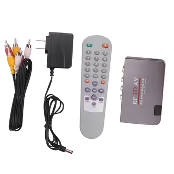 Конвертор RF в AV, селектор на канали, усилвател за кабелна телевизия във прожекционен телевизор, видеопорт Поддържа цялостна система AC110-240V US Plug
