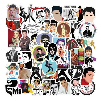 50 стикери рок-певци Козметична стикер на плакат на певицата за лаптоп, багаж, китари, шлем за скейтборд, художествени етикети