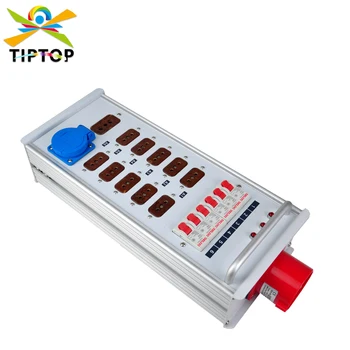 TIPTOP 12 Контакти Разпределителните Скоростна Контролер Захранване на 10А 40A богат на функции Изход За Разделяне на Електроенергия Контролер за Осветление на Сцената