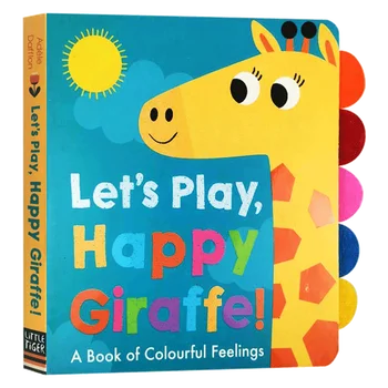 Let ' s Play Щастливия Жираф, Детски книжки за деца от 1 до 2 години, английска книжка с картинки, 9781788815994