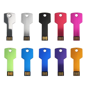 10ШТ Персонализирани Логото USB-Ключ във Формата На Пръчка Метална Карта Памет 4 GB 8 GB Карта от 32 GB 16 GB Usb Флаш Памет Бизнес Памет