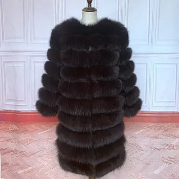 НОВ стил, 4в1, палто от естествена кожа, дамски сака от естествена кожа, жилетка, зимни връхни дрехи, дамско палто от лисьего кожа, висококачествена кожа облекло