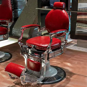 Луксозно коса стол с възможност за сгъване на облегалката, професионални въртящи се салонные Фризьорски столове, Грим, Cadeira Ergonomica, Мебели за фризьорски салони