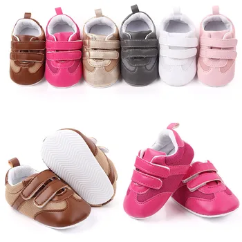 Детски Обувки за момчета и момичета, ежедневни удобна подметка, мокасини за легло от изкуствена кожа, обувки за първите разходки