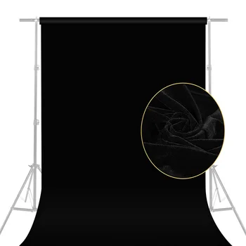 Selens 2x3 m, black velvet фон, филтър за фотография, фотографско студио, черен Фон, моющаяся Кадифе плат, подпори за портретна фотография