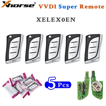 5 бр./Лот Xhorse Универсален VVDI Супер Дистанционно ключ XE Series XELEX0EN за Lexus Type за VVDI2 VVDI Mini Key Tool Английска Версия