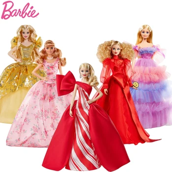 Барби Оригинални маркови кукли Anniversary Classic Toys Лимитирана Колекция Модни кукли за момичета Подарък за Рожден Ден GHT54 GHT42 FXD88
