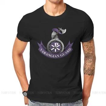 Варяжская гвардия на Византийската империя Тениска с кръгла яка Древен Рим плат Базова тениска мъжки блузи индивидуалност