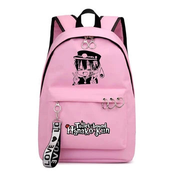Раница за момчета и момичета от аниме, ученически чанти Ханако-кун с анимационни модел под формата на тоалетна, детски чанти за тийнейджъри, Чанта за книги, Пътни чанти на рамо, подарък
