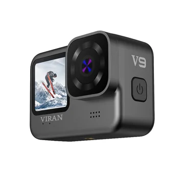 Спортна камера за 4K 60 кадъра в секунда, стабилизиран Wi-Fi за каране на велосипед, мотоциклет шлем V9 с телевизор дистанционно управление, водоустойчива спортна камера