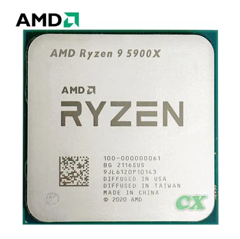 AMD Ryzen 9 5900X R9 5900X R9-5900X 3,7 Ghz Двенадцатиядерный 24-стрийминг процесор на 7 НМ L3 = 64 М 105 W 100-000000061 Гнездо AM4n