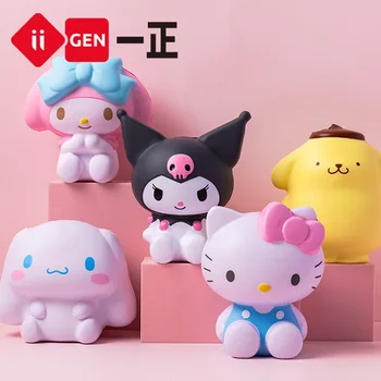 Yizhengg Съвместен марка Sanrio Аниме Рисунка на Hello Kitty/Cinnamoroll Кукли За Облекчаване на Стреса Сладки Кукли Творчески Забавни Играчки За Деца