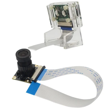 Ov5647 Мини Камера Акрилни Притежателя Прозрачна Стена Уеб камера На камера Raspberry Pi 3 и За Raspberry Pi 3Б + 5 Mp Mp Камера