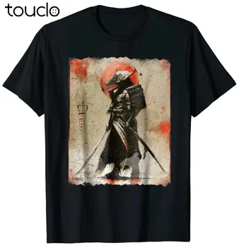 Нова Тениска Samurai, Японската Тениска с художествен принтом в стил Ретро Тениска на Бушидо, Унисекс, S-5Xl, Xs-5Xl, Индивидуален Подарък, Забавни Тениски с Къс Ръкав