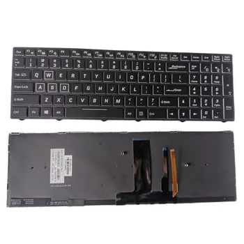 Клавиатурата е с цветна подсветка за CLEVO N850 CVM15F23USJ4309 6-80-N85H0-011-1 CVM15F23USJ430B CVM15F2300J430M 6-80-N85H3-191-1