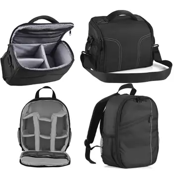 Чанти за огледално-рефлексни фотоапарати, професионална чанта за рамо за фотоапарат Canon, Nikon, Fuji, чанта за пътуване на открито