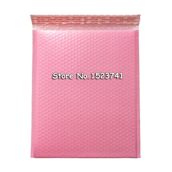 20 парчета, външен размер 20*28 см, 7,9x11 инча, розово поли Балон пощенска машина, Самозаклеивающиеся меки пликове, Полезен размер 18x20 см